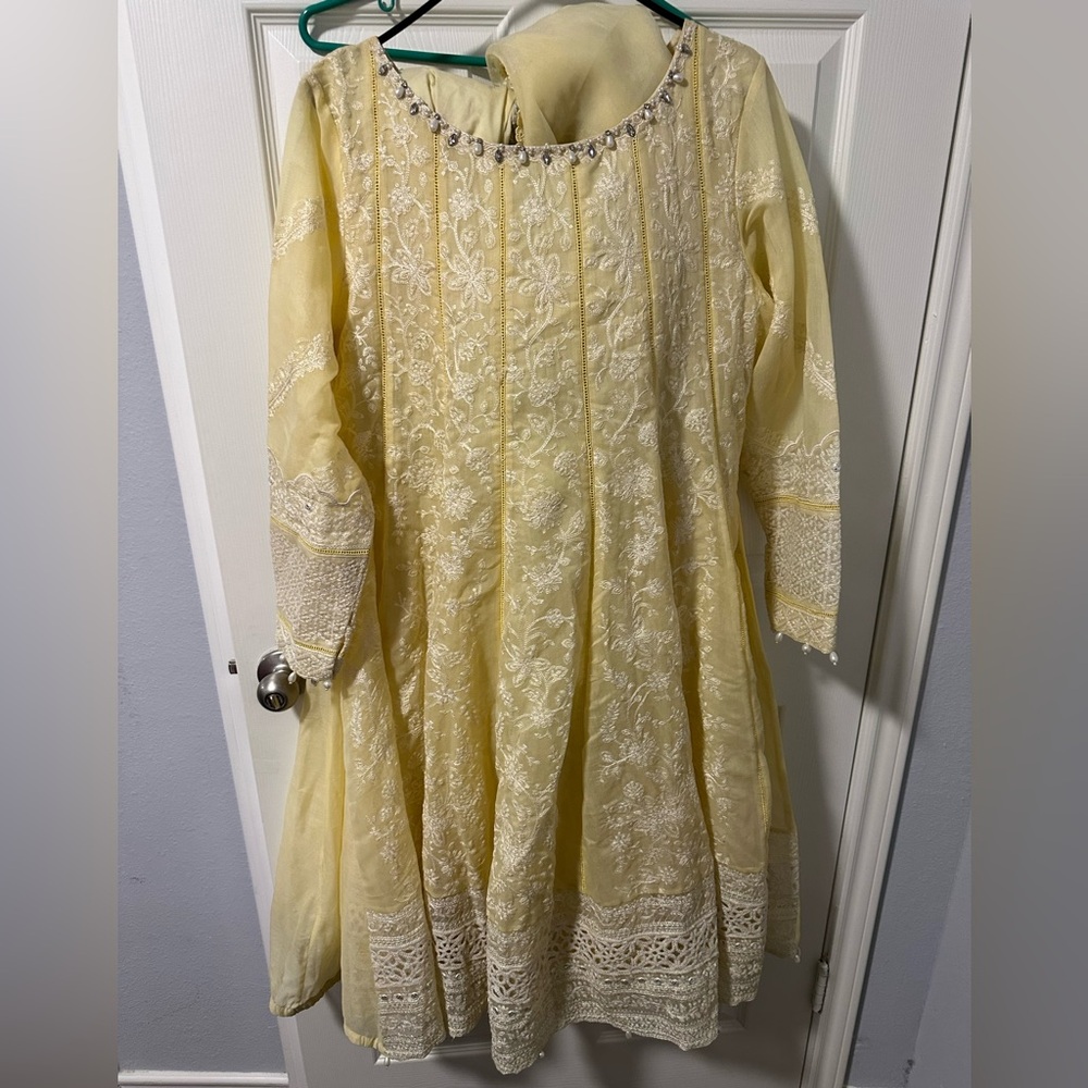 Maria B designer Anarkali Sharara XL Pakistani shalwar Kameez